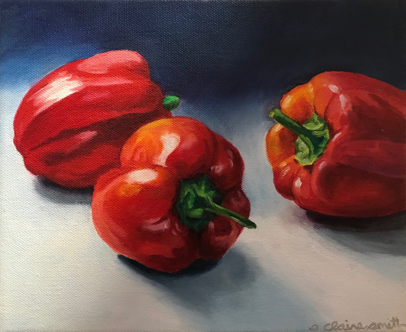 Peppers by artist S. Claire Smith